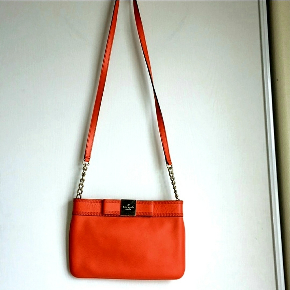 NWT Kate Spade Primrose Hill Arica Red Leather Crossbody Bag Purse Handbag